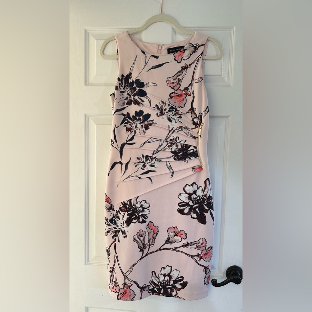 Ivanka Trump Pink Floral Dress - Size 6